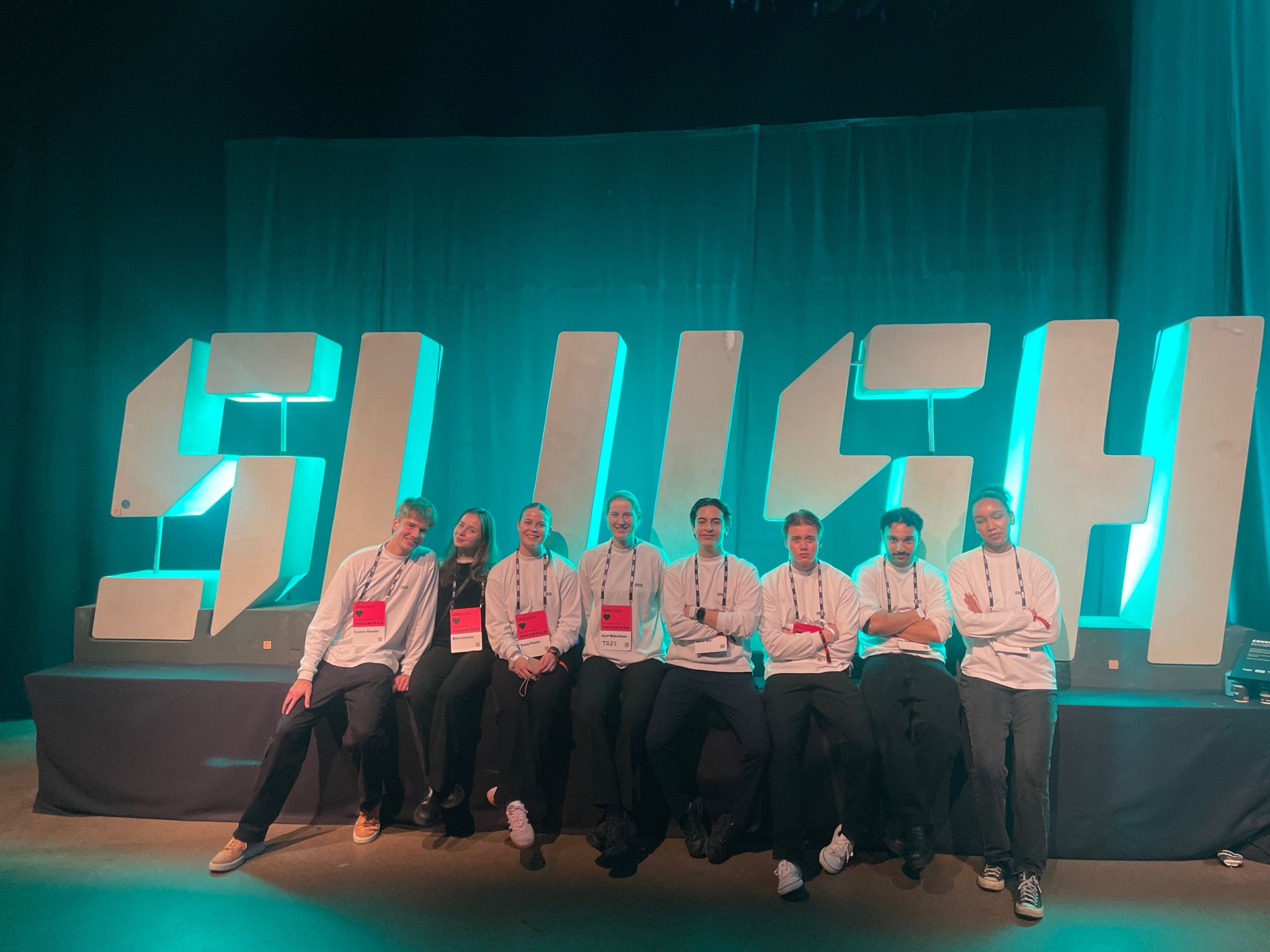 Me and my group at Slush 2024